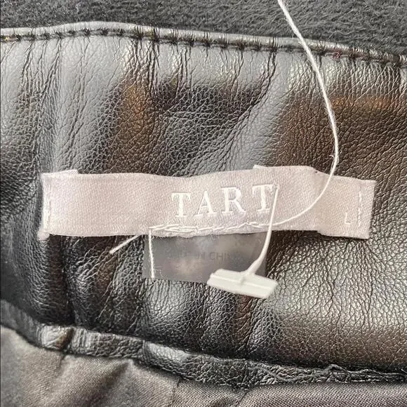 Tart Collections Black Leather Shorts - Chic & Stylish Design - Picture 3 of 3